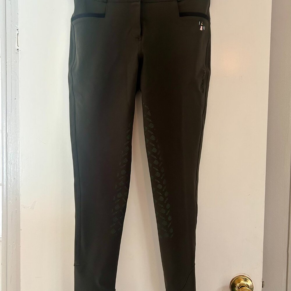The Brave Pants Co DW Endura Military Green Full Seat Breeches, M